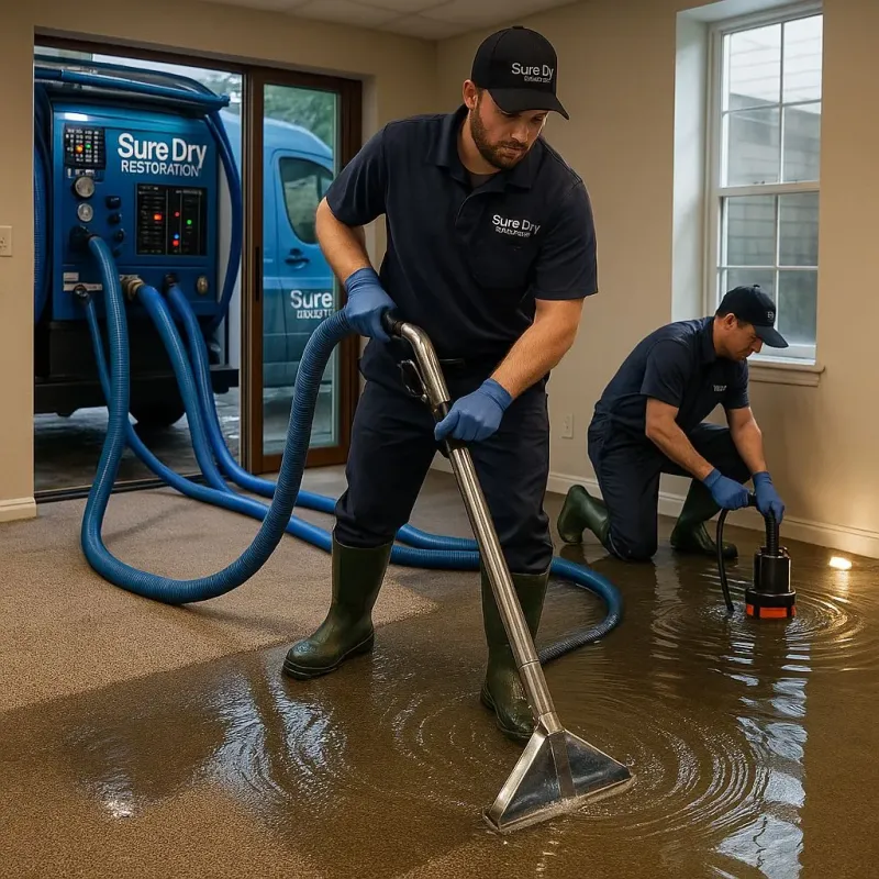 Water Extraction and Removal process in Newport, TN